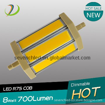 118mm r7 led cob r7s lamp dimmable